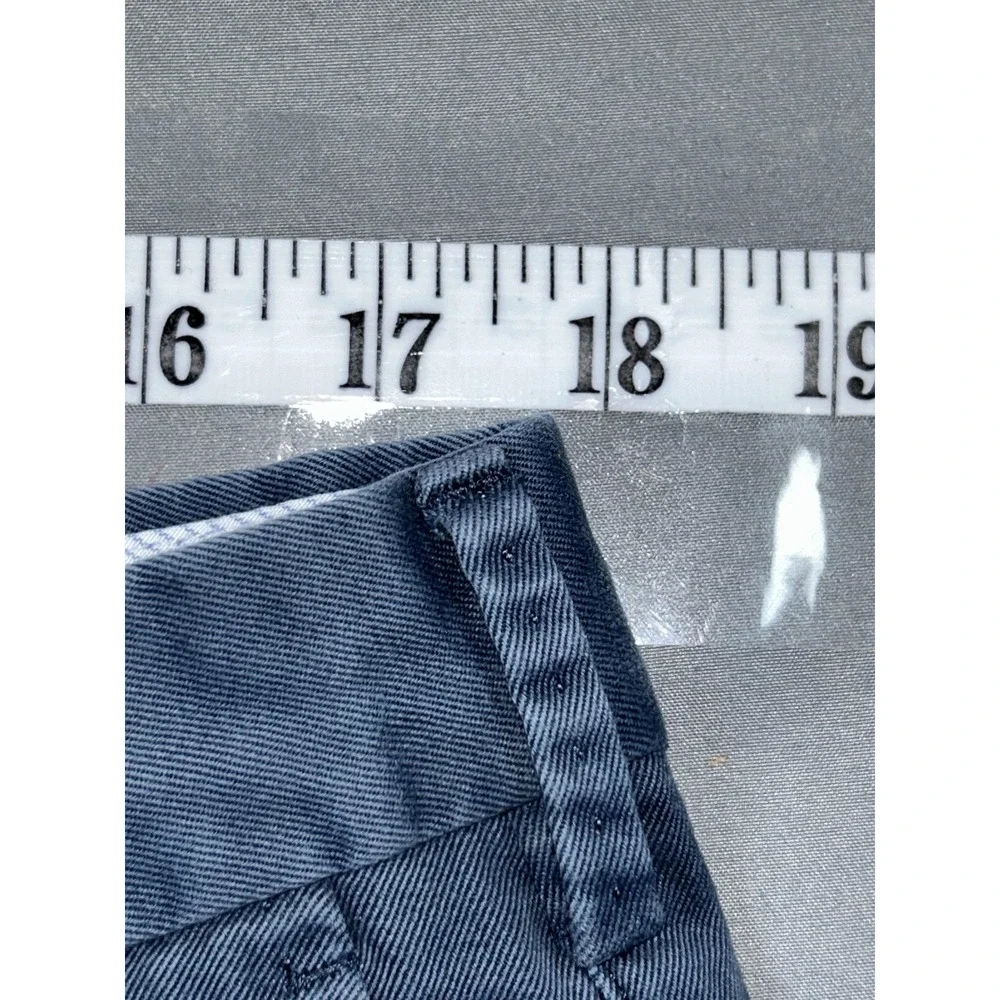 Peter Millar Pants Mens 36x29 Blue Pima Cotton Chino Casual Straight Leg